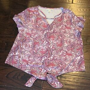 Paisley Print Women's Top